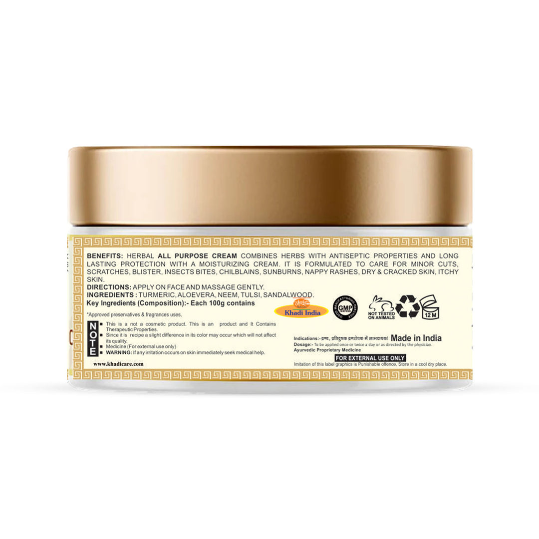 Khadi Care Herbal All Purpose Cream - 50g