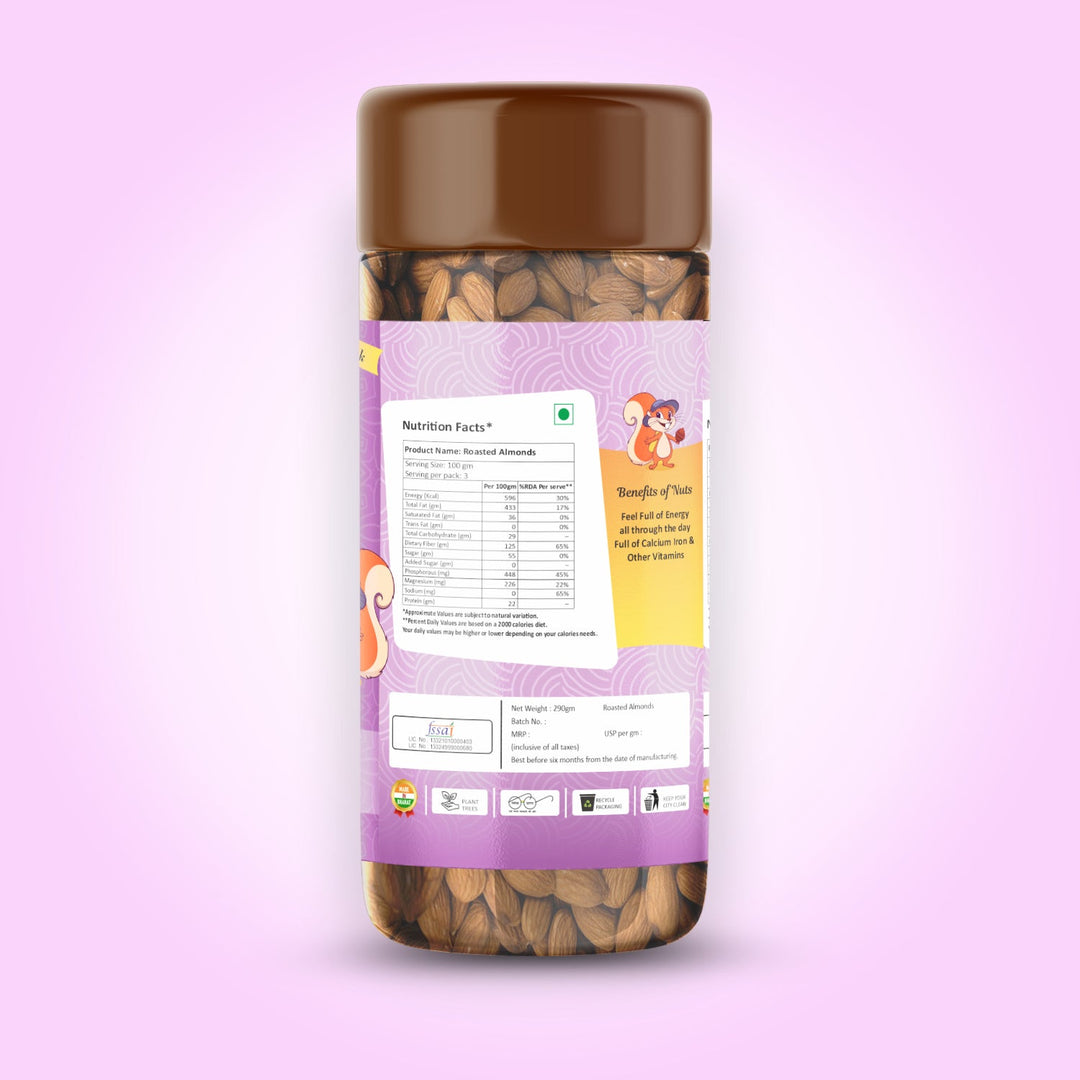 SnaxUp Roasted Californian Almonds | 290g