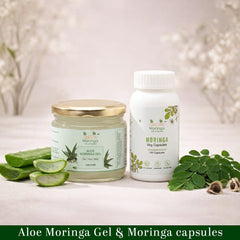 Aloemoringa gel 110g and  Moringa Veg Capsules