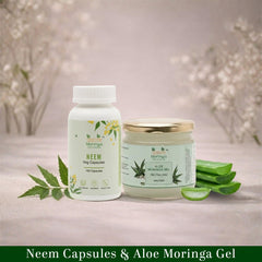 Neem Veg Capsules and Aloemoringa gel 110g