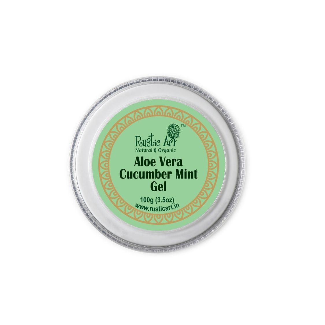 Rustic Art Aloe Vera Cucumber Mint Gel (100gm) PACK OF 2