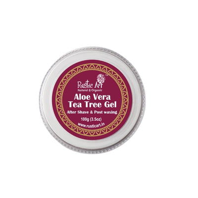 Rustic Art Aloe Vera Tea Tree Gel (100 gm) PACK OF 2