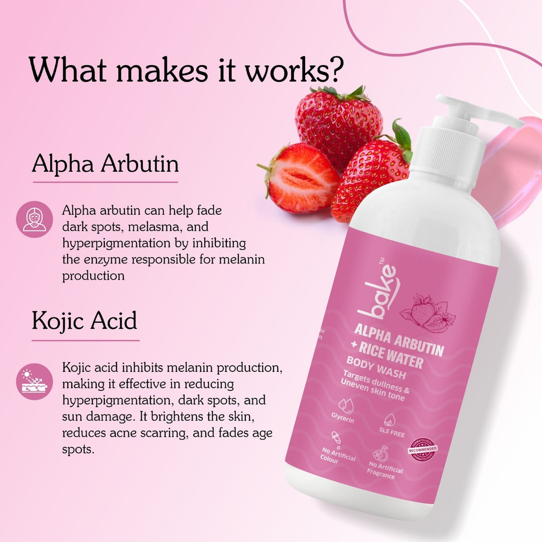 Alpha Arbutin + Rice Water Body Wash - Suspire