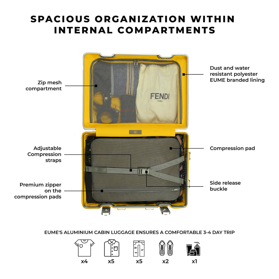 EUME Aluminium Cabin Luggage
