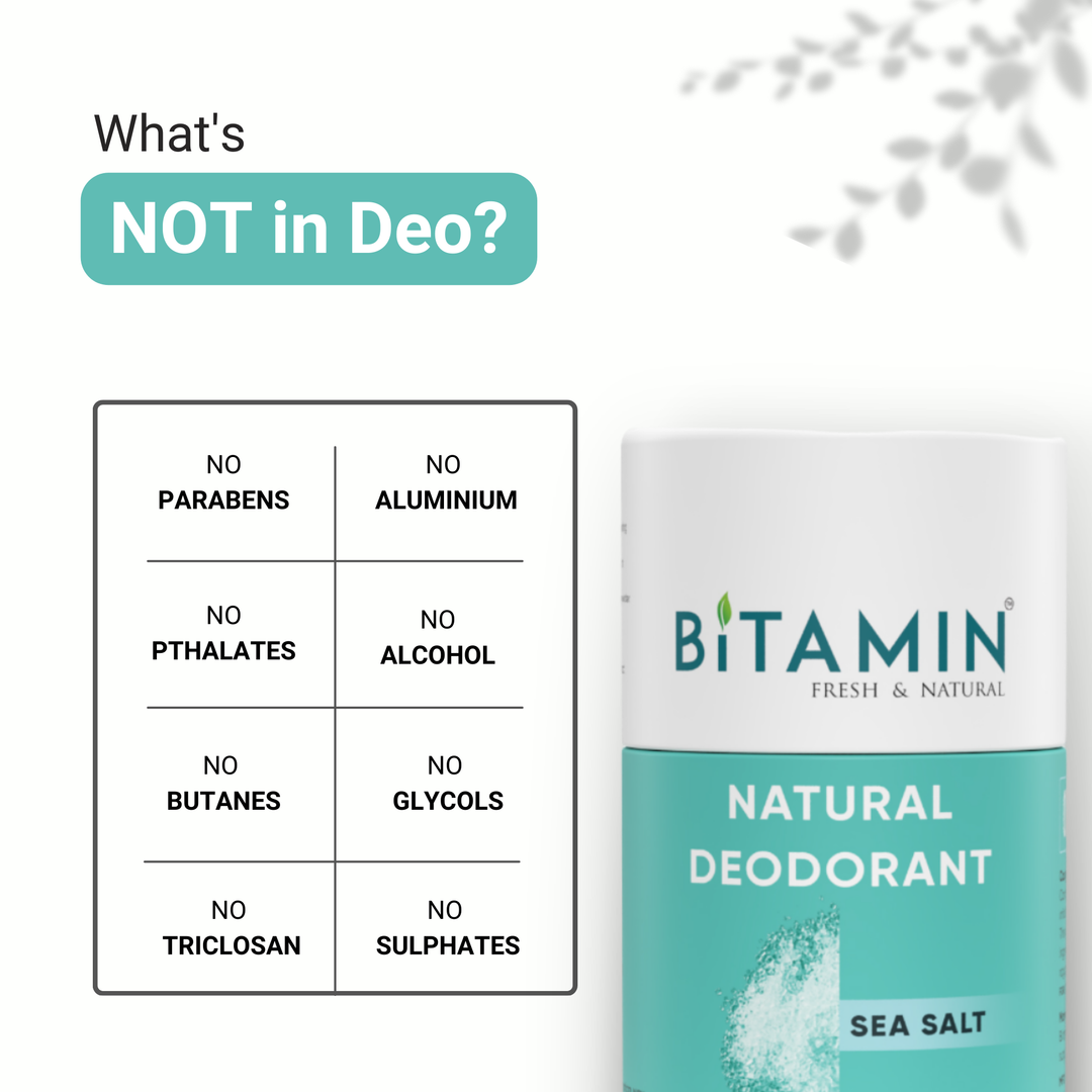 Bitamin Sea Salt Natural Deodorant - 30 Grams