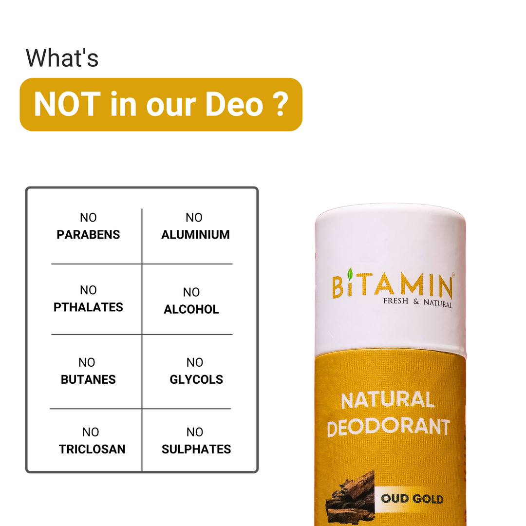 Bitamin Oud Gold Natural Deodorant - 30 Grams