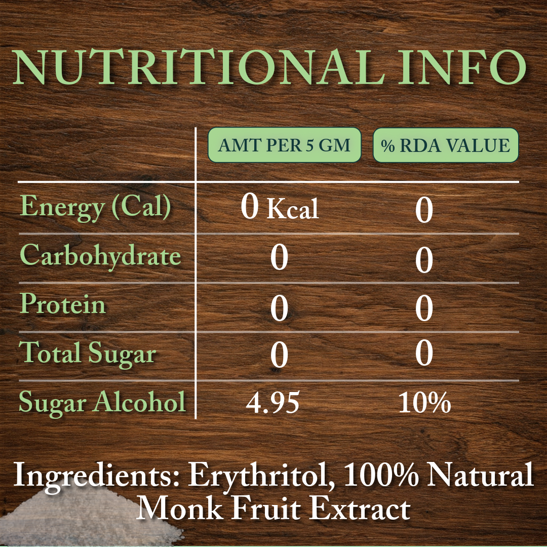 Good Sugar Monk Fruit Sugar Sachet Box