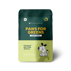 Paws For Greens Vegan Treats- Peanut Butter and Apple Flavor - 100 gm