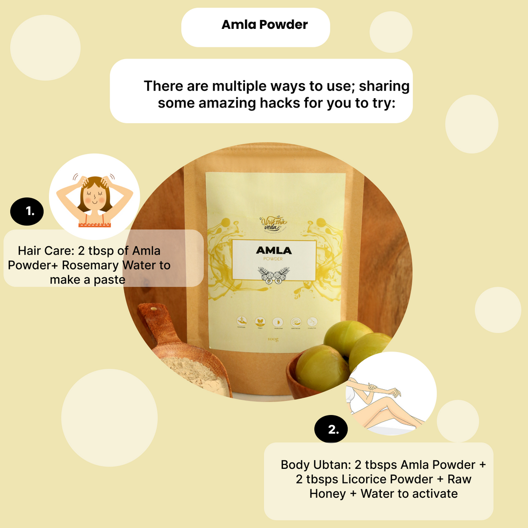 Amla Powder for Skin & Hair I Indian Gooseberry I 100 gms