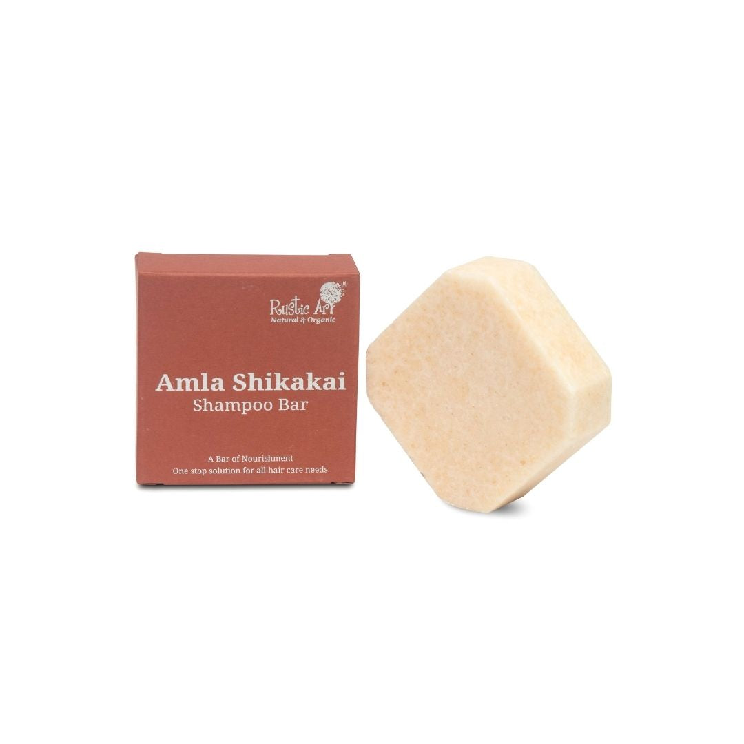 Rustic Art Amla Shikakai  Hair Cleansing Bar 75gm