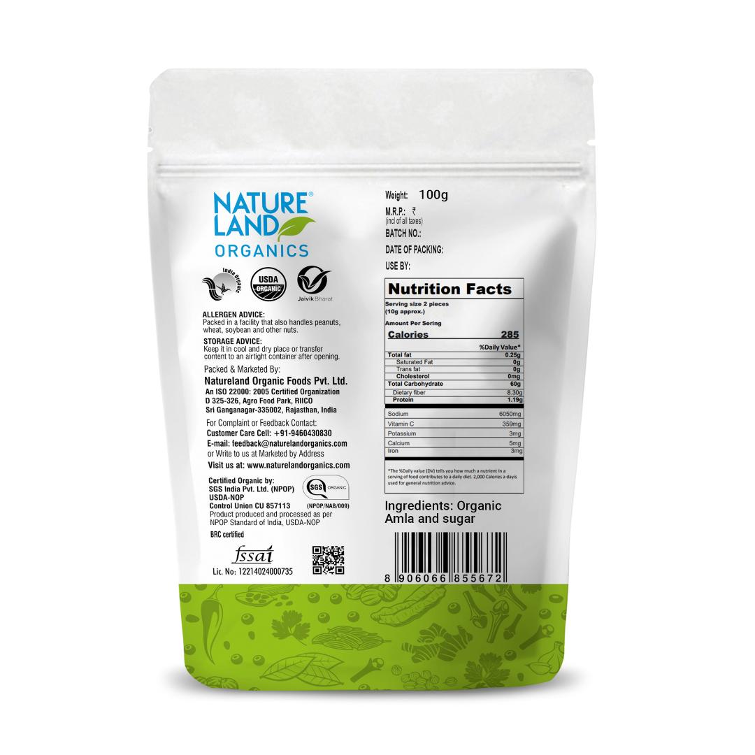 Natureland Organics Organic Amla Candy Sweet