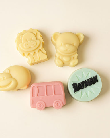 Sobek Naturals Kids Animals And Cars Toy Shaped Soap Set