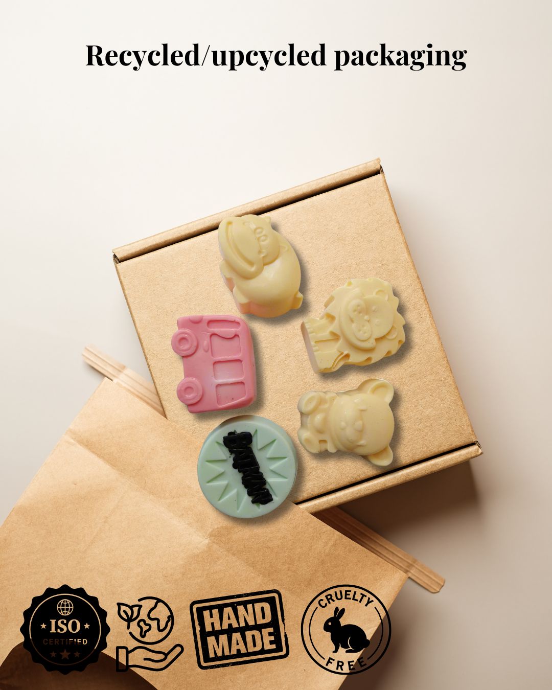 Sobek Naturals Kids Animals And Cars Toy Shaped Soap Set