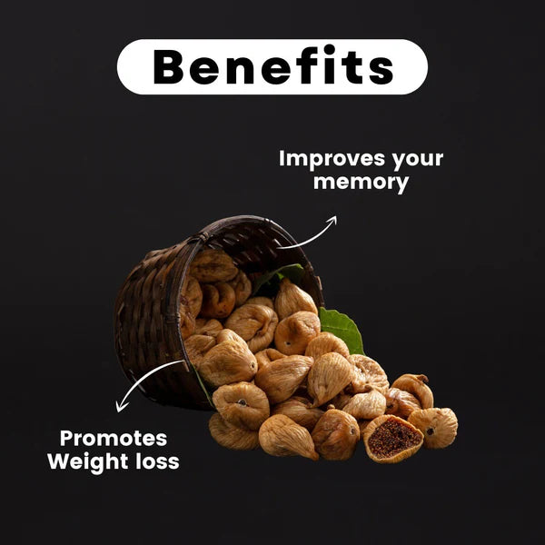 JB&CO Afghan Dried Figs (Anjeer) - 250 gm