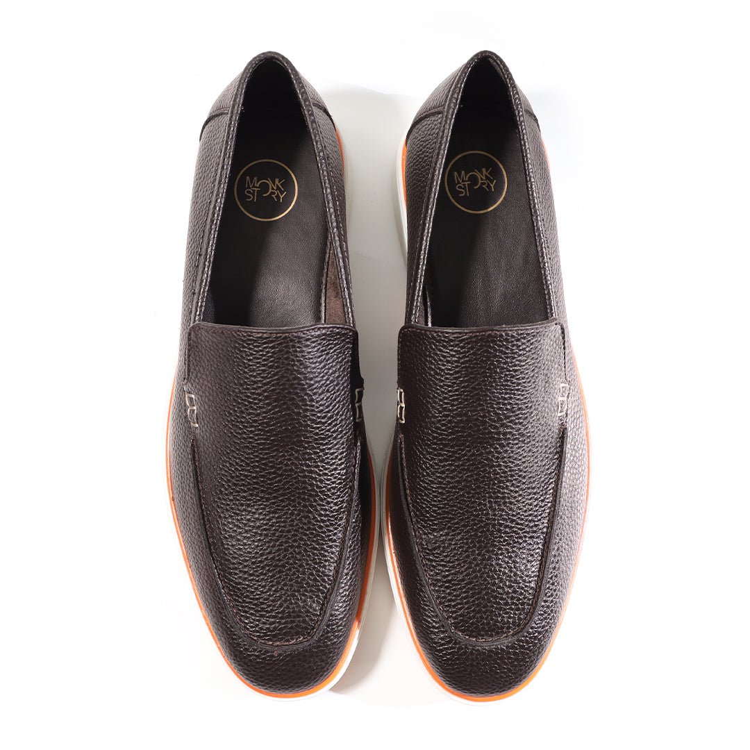 Monkstory Escape Walk Slip-On Loafers – Dark Brown