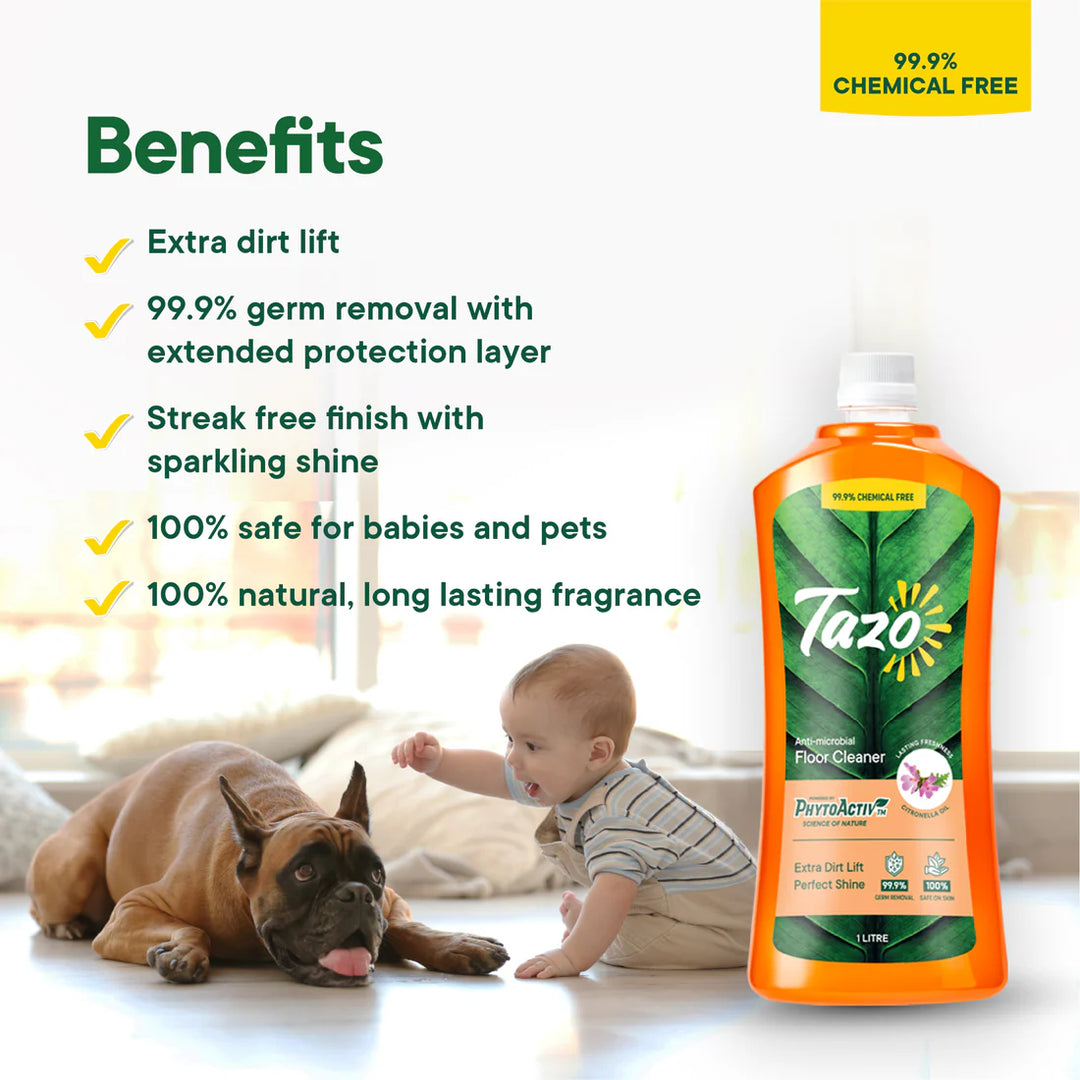 Chemical-free Floor cleaner with Citronella Oil, 1 litre