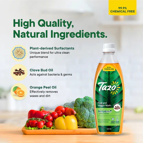 Chemical-free Fruit & Veggie Wash with Clove Oil, 500 ML