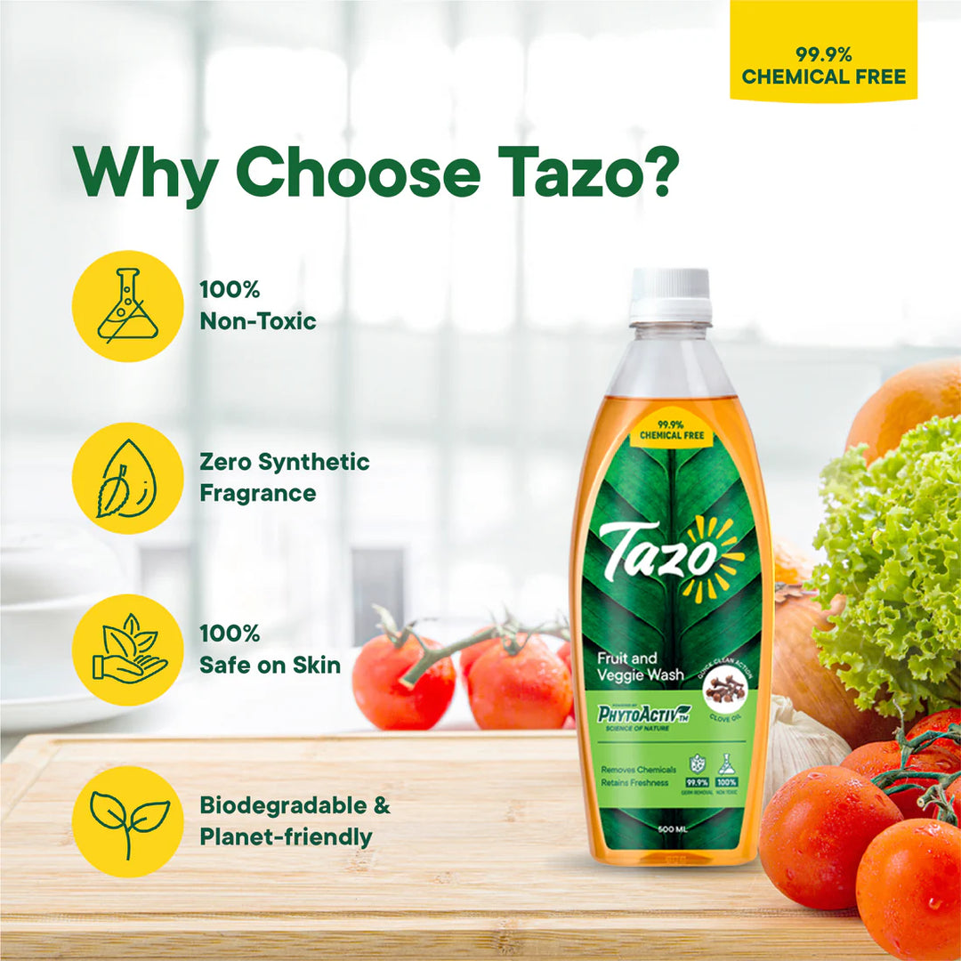 Chemical-free Fruit & Veggie Wash with Clove Oil, 500 ML