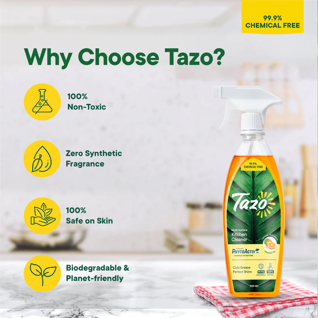 Chemical-free Kitchen Cleaner with Orange Oil, Multi-surface, 500 ML
