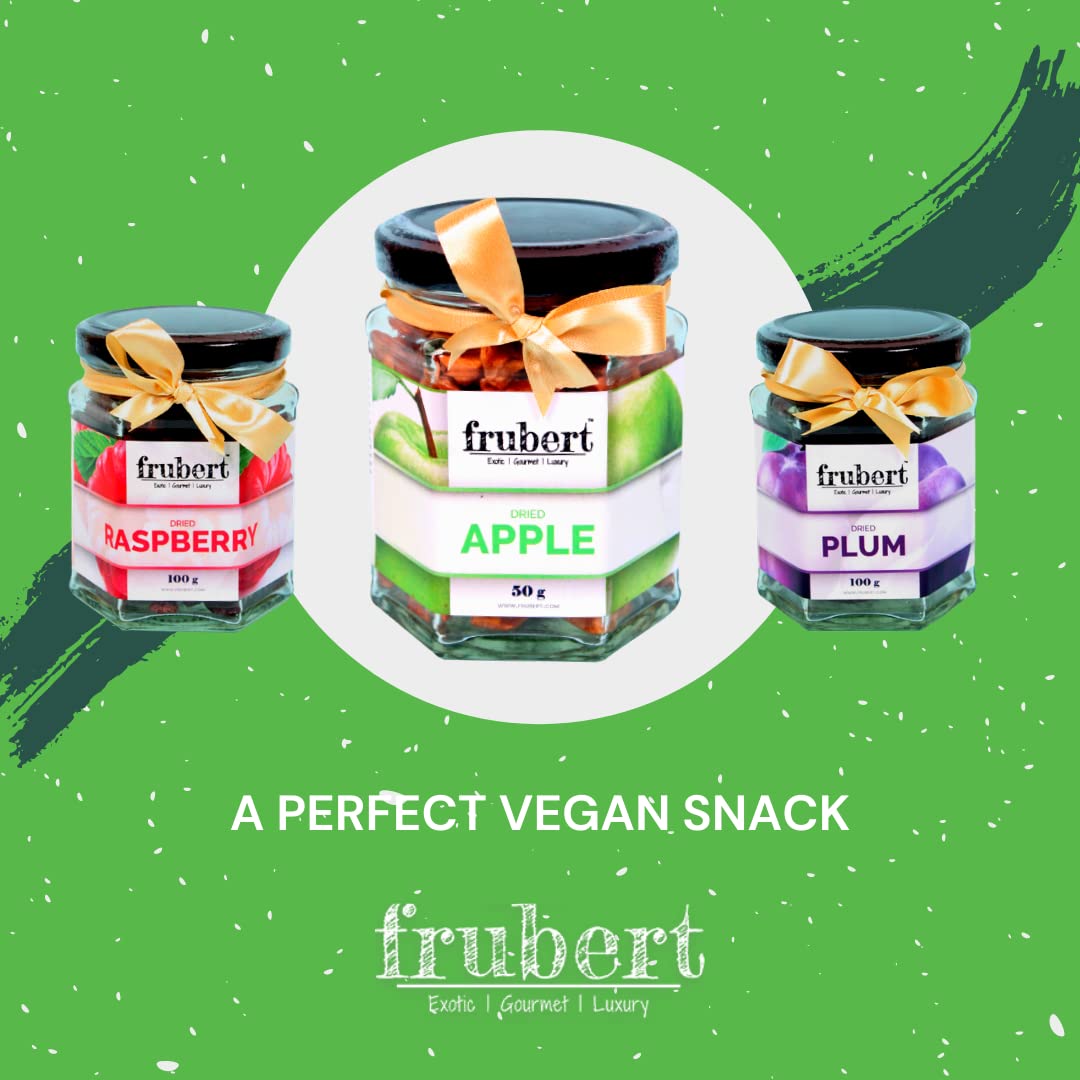 Frubert Dried Green Apple 1Kg,(Gluten Free, Vegan and No Preservative)