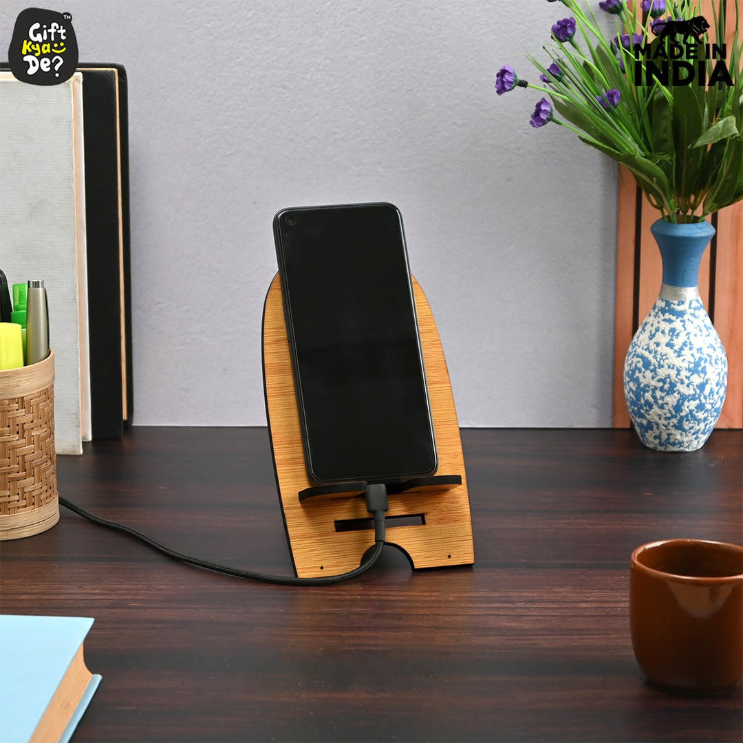 Gift Kya De Mobile Stand With 3 Level | Mobile Holder for Table | Compatible with All Mobile Phones