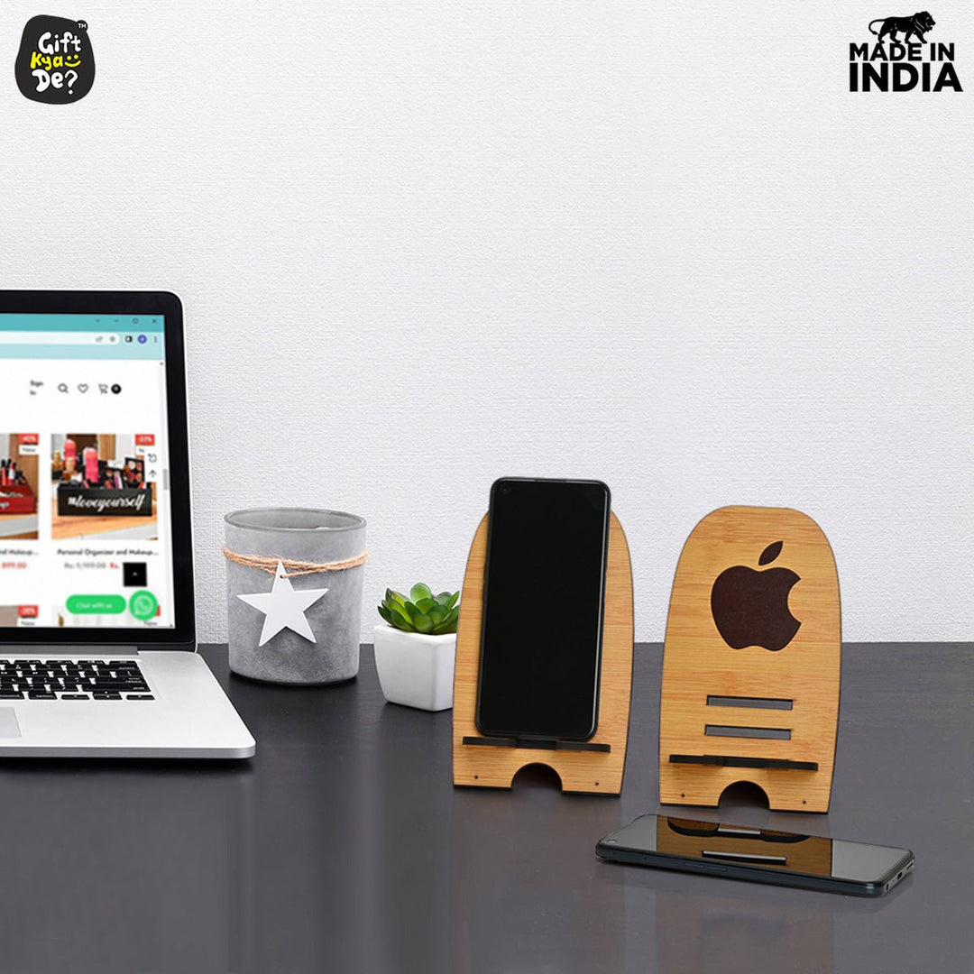 Gift Kya De Mobile Stand With 3 Level | Mobile Holder for Table | Compatible with All Mobile Phones