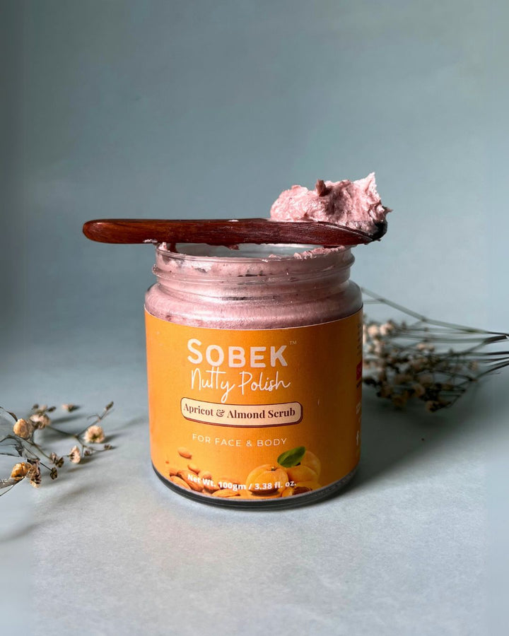 Nutty polish, apricot face and body Gel scrub 100 g