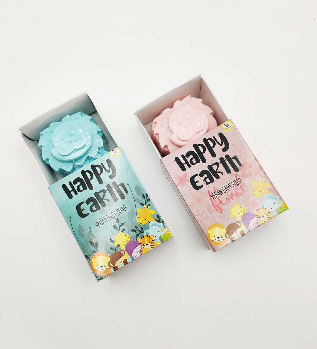 Happy Earth Vegan Baby Bath Soap for Kids - Floral