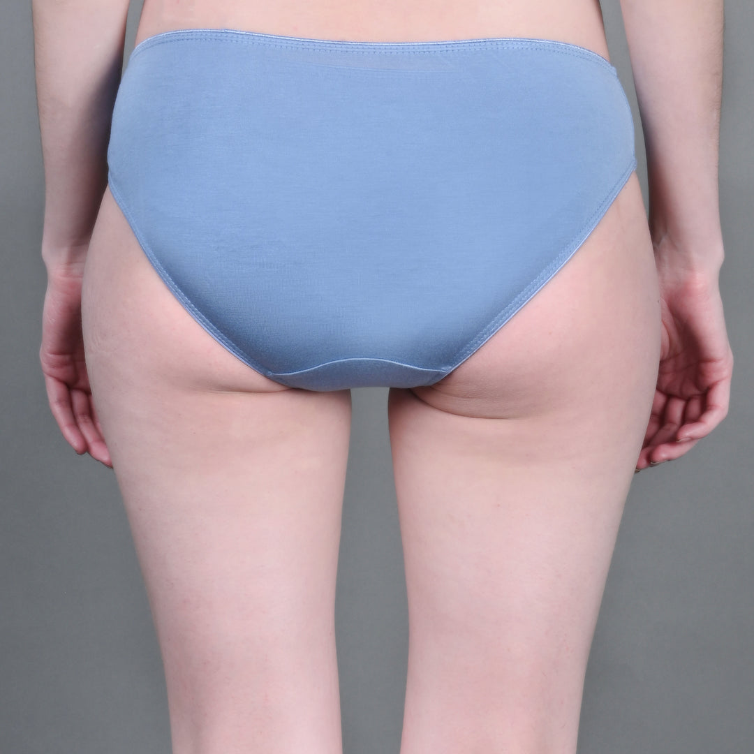 Bamboology Trends Bamboo Fabric Low Waist Underwear | Peach and Blue | Pack of 2