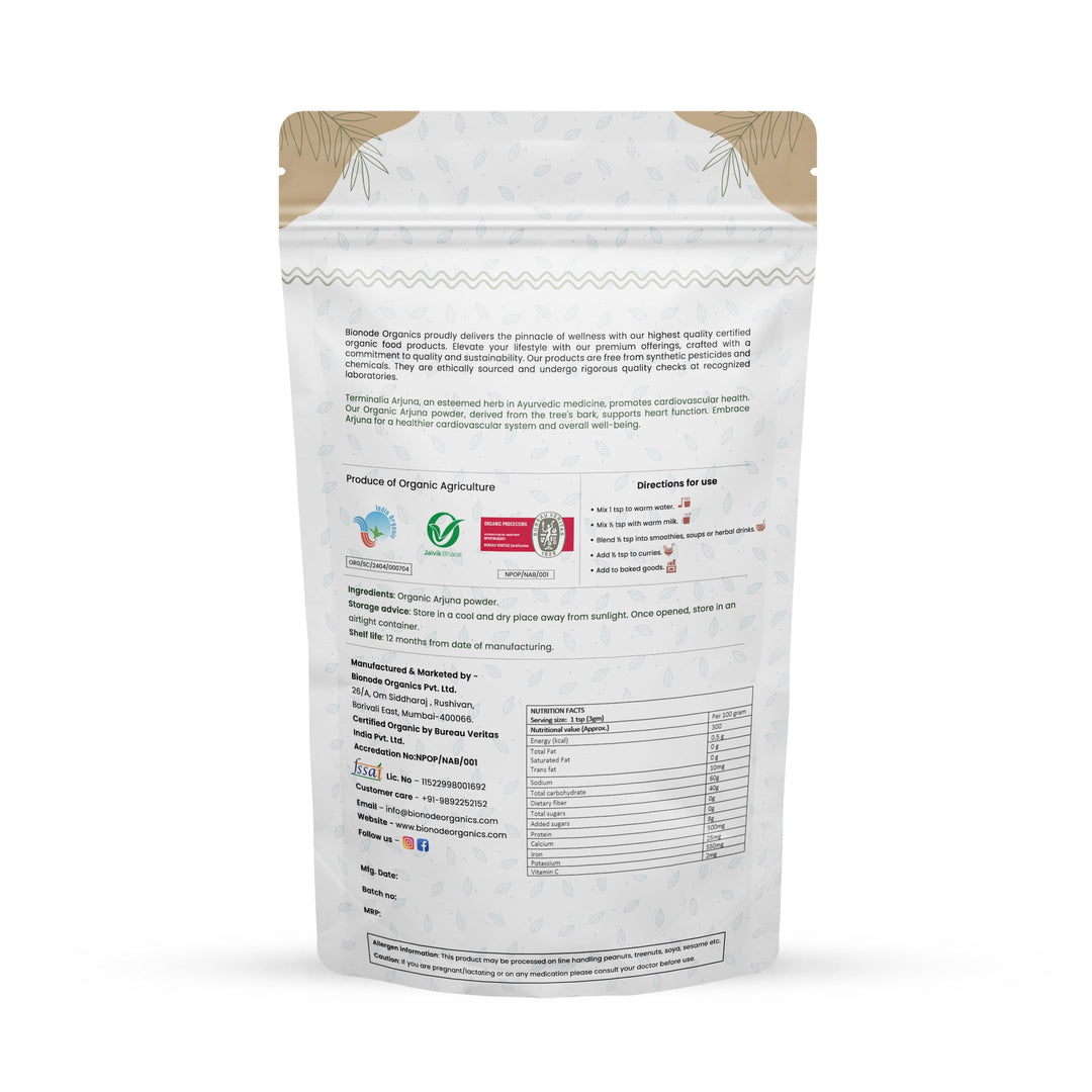 Bionode Organics Arjun ki Chaal Powder - Pack of 2