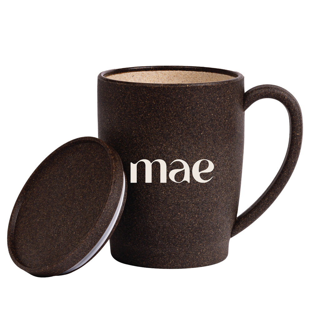 MAE Coffee Craft Mug with Lid - 370 ML