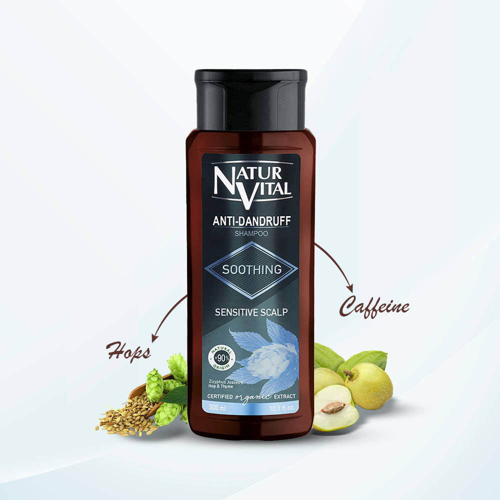 NaturVital Anti-Dandruff Soothing Shampoo – 300ml