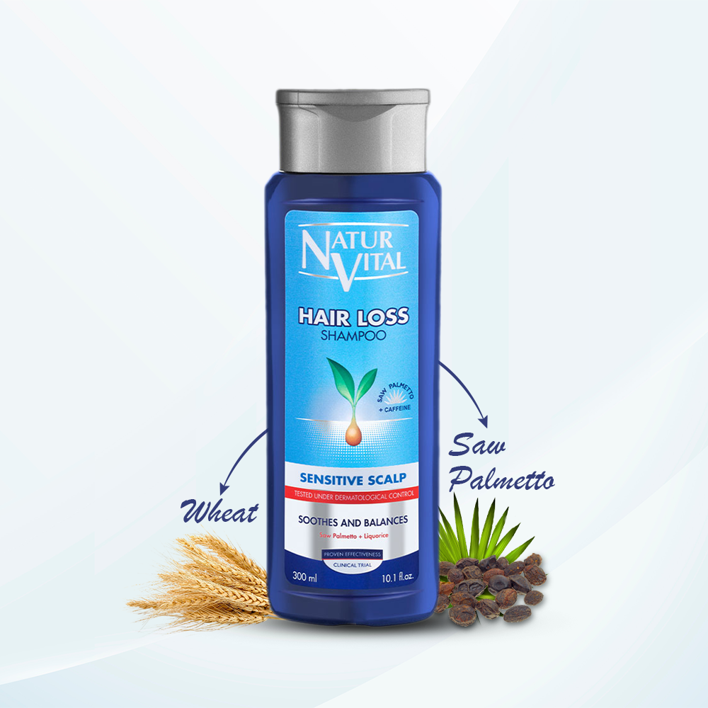 NaturVital Sensitive Hair Loss Shampoo – 300ml