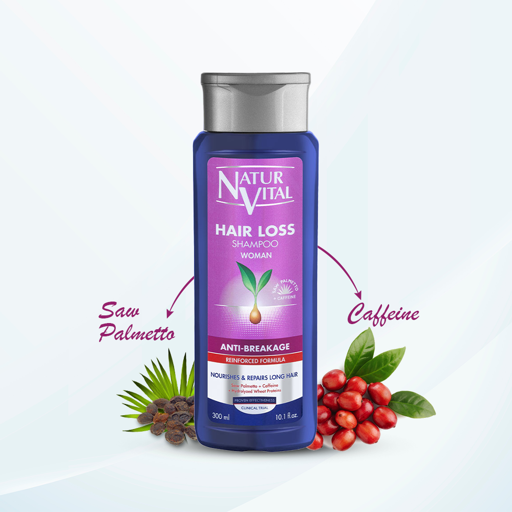 NaturVital Anti-Breakage Shampoo for Woman- 300ml