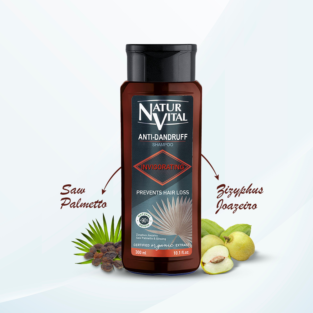 NaturVital Anti-Dandruf Invigorating Shampoo - 300ml