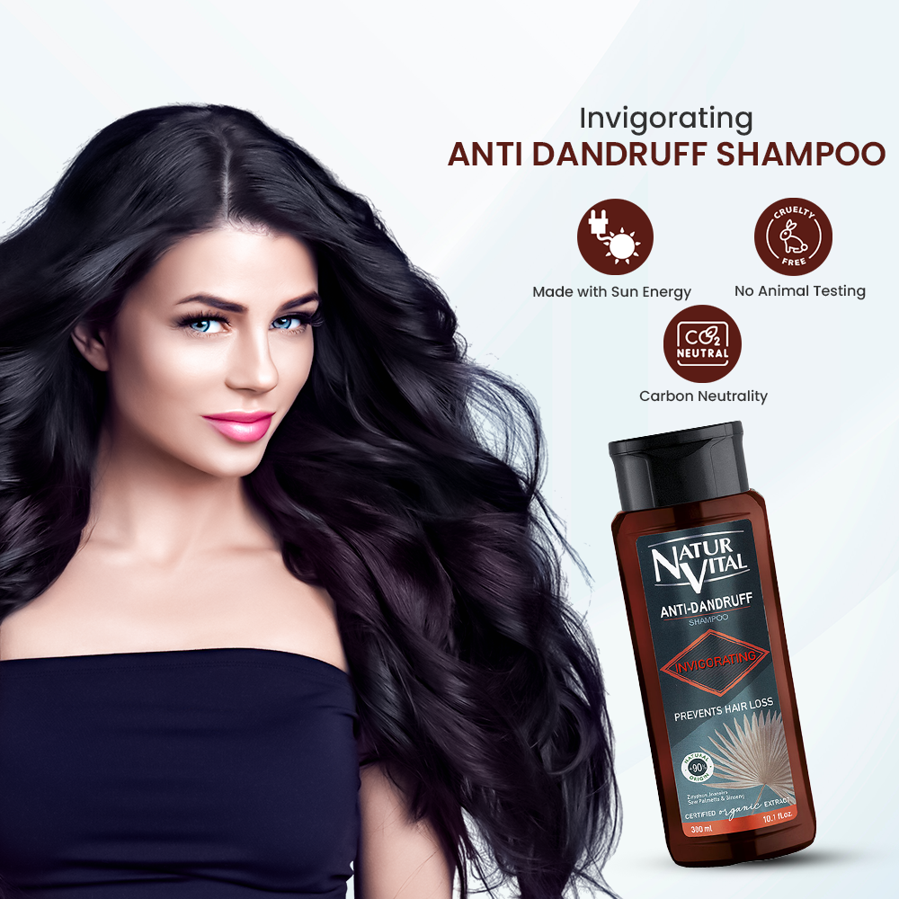 NaturVital Anti-Dandruf Invigorating Shampoo - 300ml