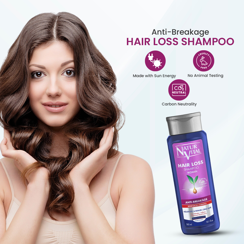 NaturVital Anti-Breakage Shampoo for Woman- 300ml