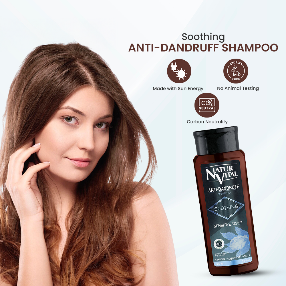 NaturVital Anti-Dandruff Soothing Shampoo – 300ml