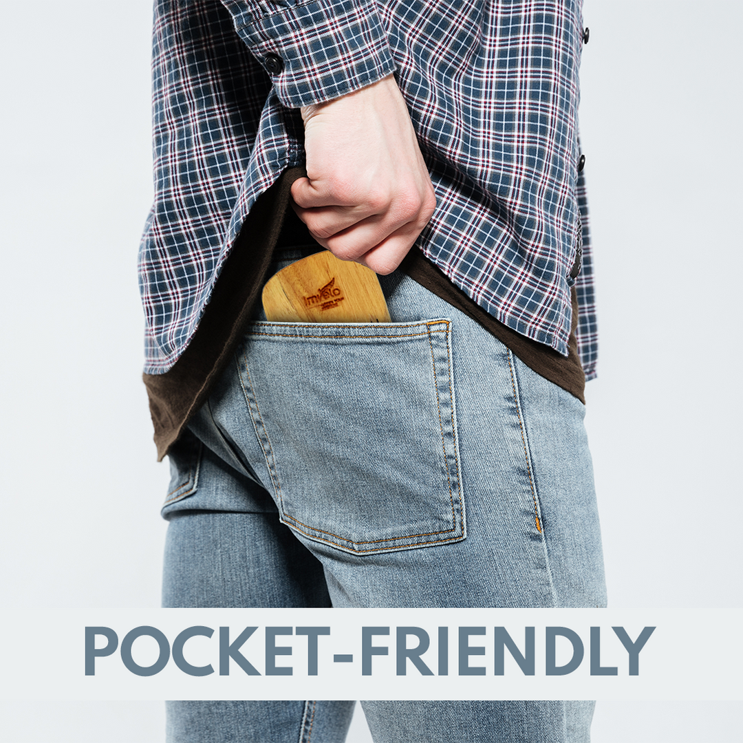 Imvelo Neem Comb Set for Women & Men - Wooden Comb for Women Hair Growth, Anti Hairfall, Dandruff Remover Comb, Hair Comb for Men - Frizz Control, Straightener Combs