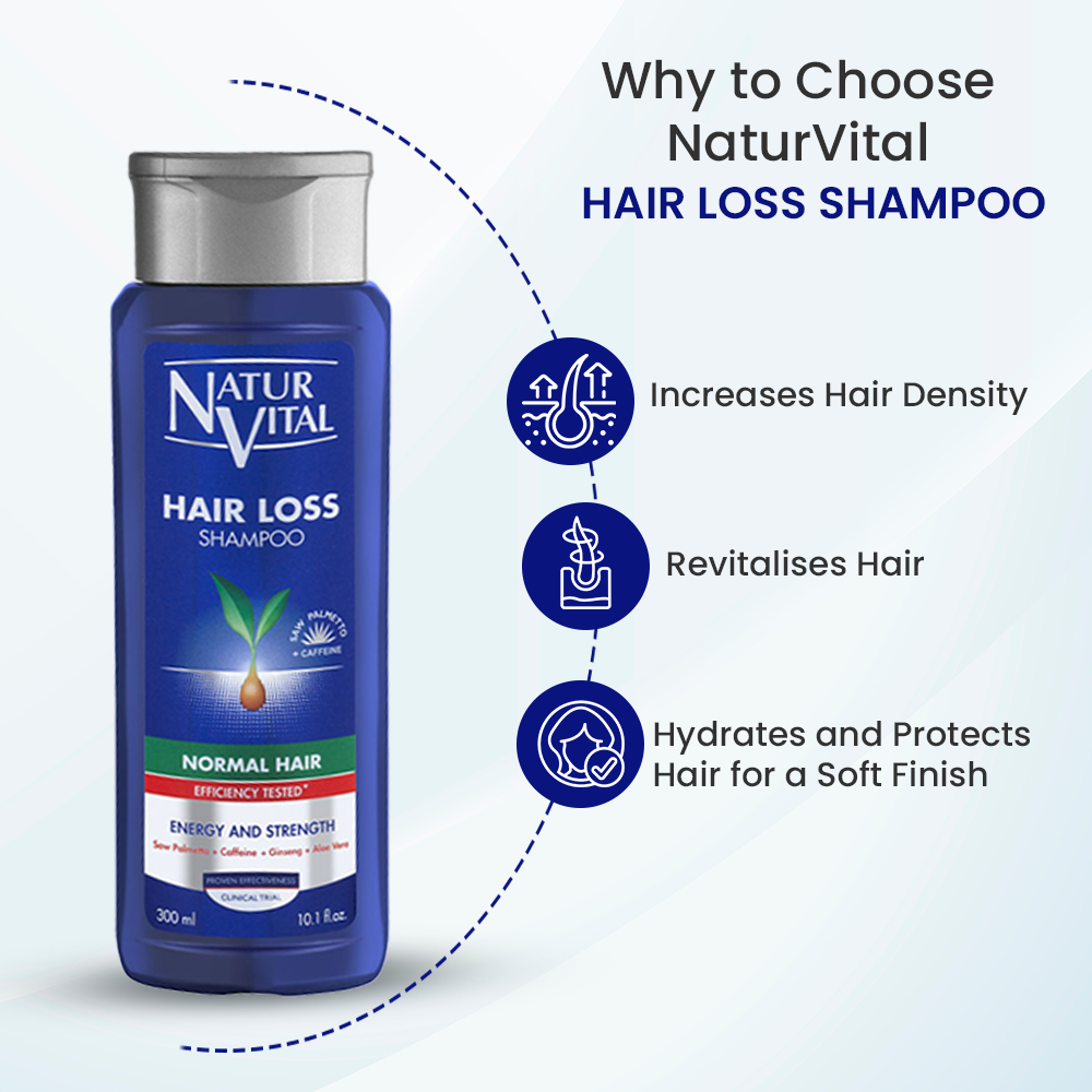 NaturVital Hair Loss Normal Hair Shampoo – 300ml