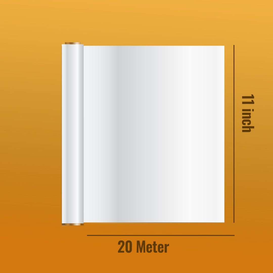 Imvelo Wrap n Bake Paper Roll | 20 Mtr | Non - Sticky & Oil Proof Butter Paper | Food - Safe & Chemical Free | Foil Paper for Food Wrap | Microweable & Oven Safe | Wrapping and Baking Paper