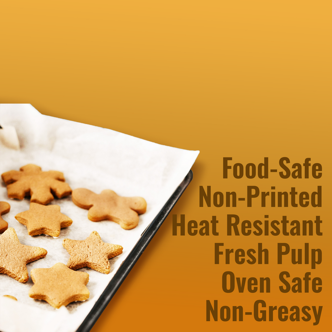 Imvelo Wrap n Bake Paper Roll | 20 Mtr | Non - Sticky & Oil Proof Butter Paper | Food - Safe & Chemical Free | Foil Paper for Food Wrap | Microweable & Oven Safe | Wrapping and Baking Paper