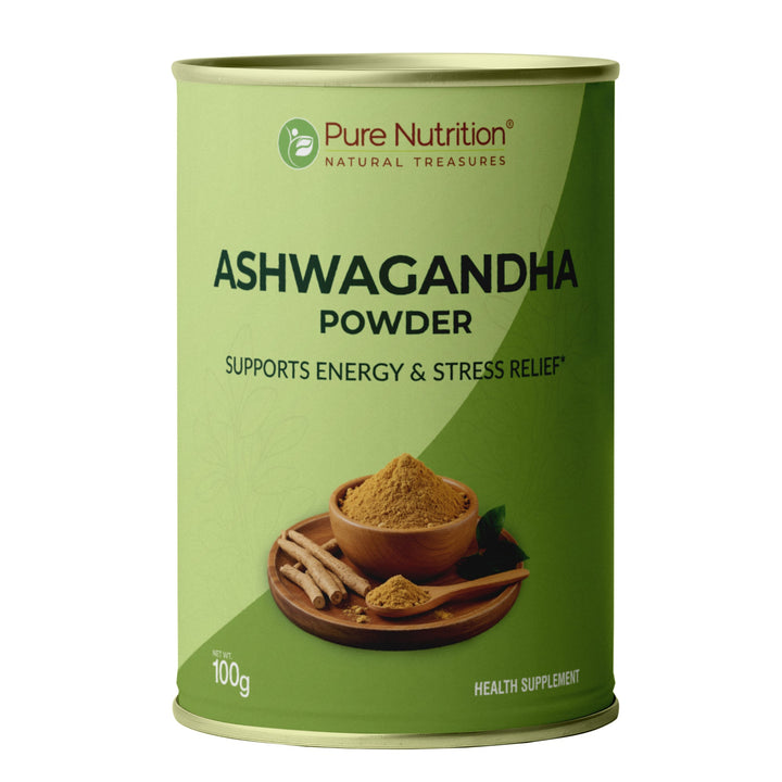 Organic Ashwagandha Powder 100g | Stress Relief, Sleep & Vitality
