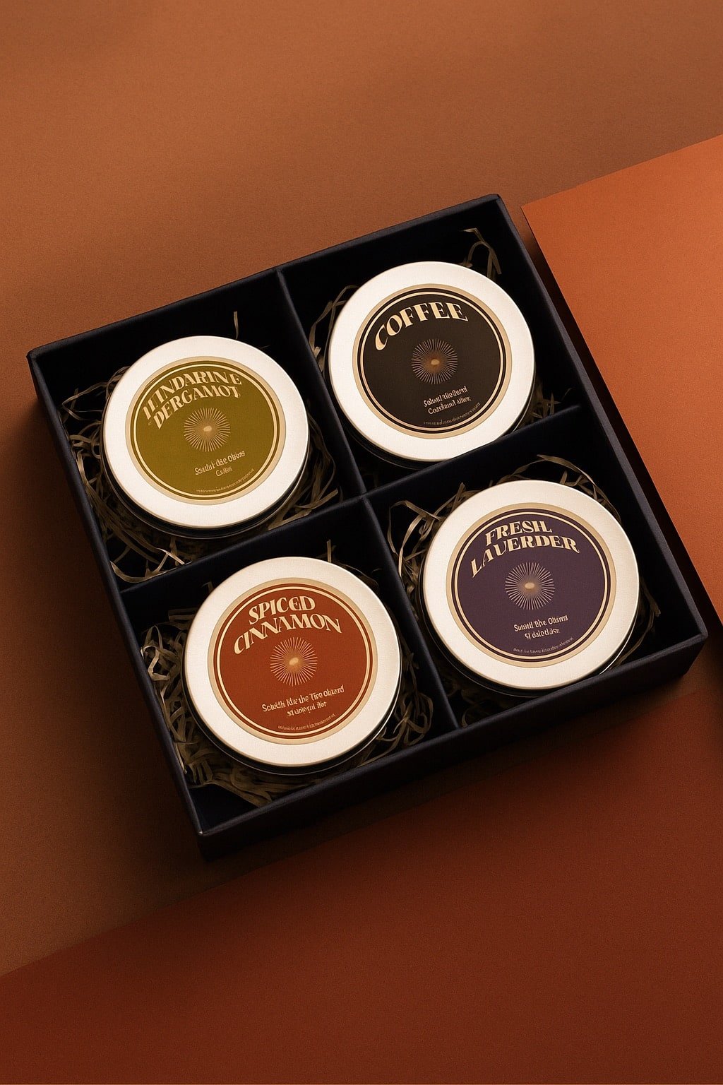 Assorted Candles Giftbox - Set of 4 - Suspire