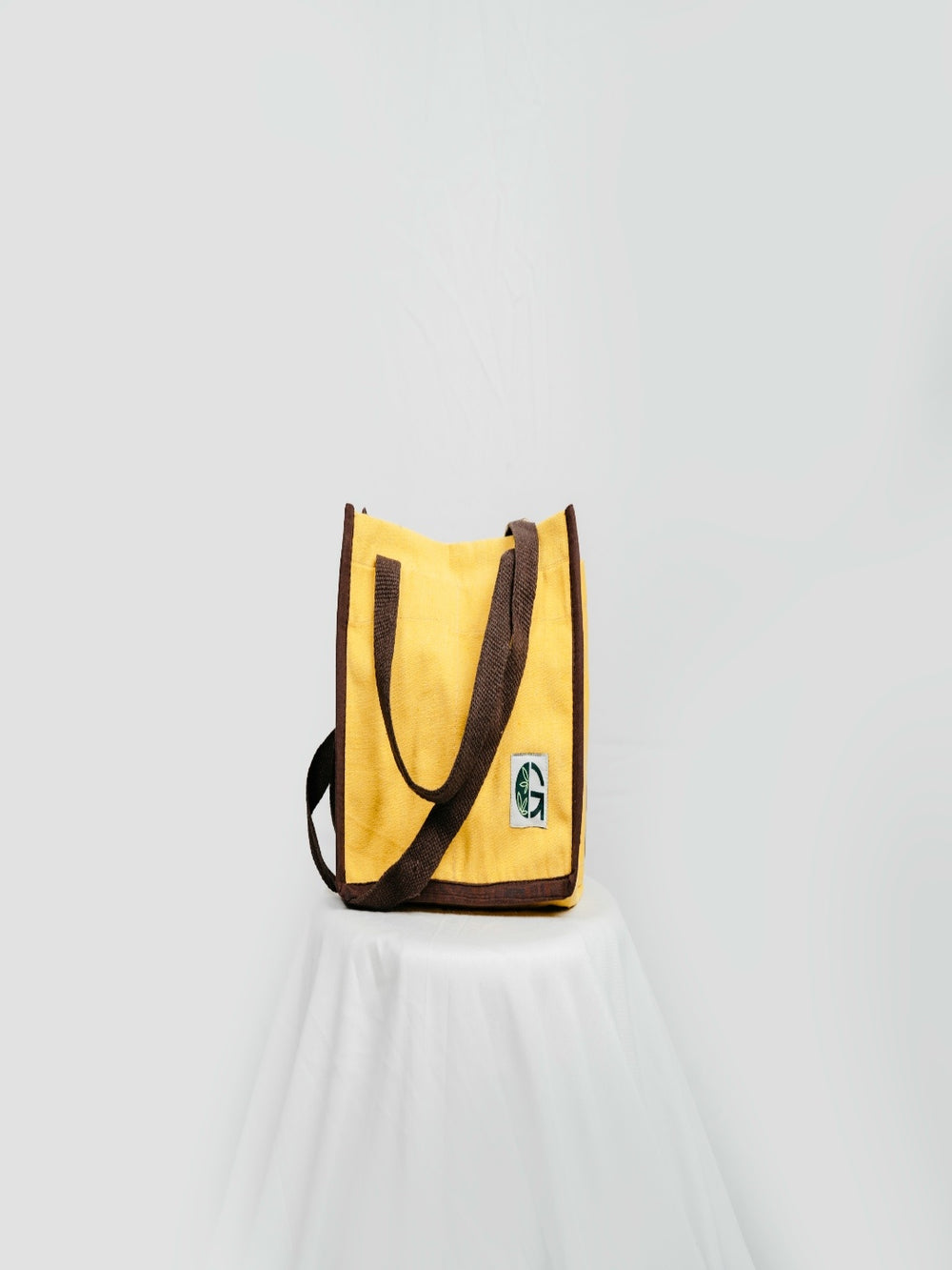 "OG Mini Lunch Tote (Cotton Canvas)  Yellow"