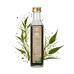 CannazoIndia® 100% Pure Cold Pressed Organic Hemp Seed Oil | 250ml | Omega-3, 6 & 9 Essential Nutrients, Vitamin-E & Amino acid, 3 Fatty acids | For Multipurpose Use Skin Hair