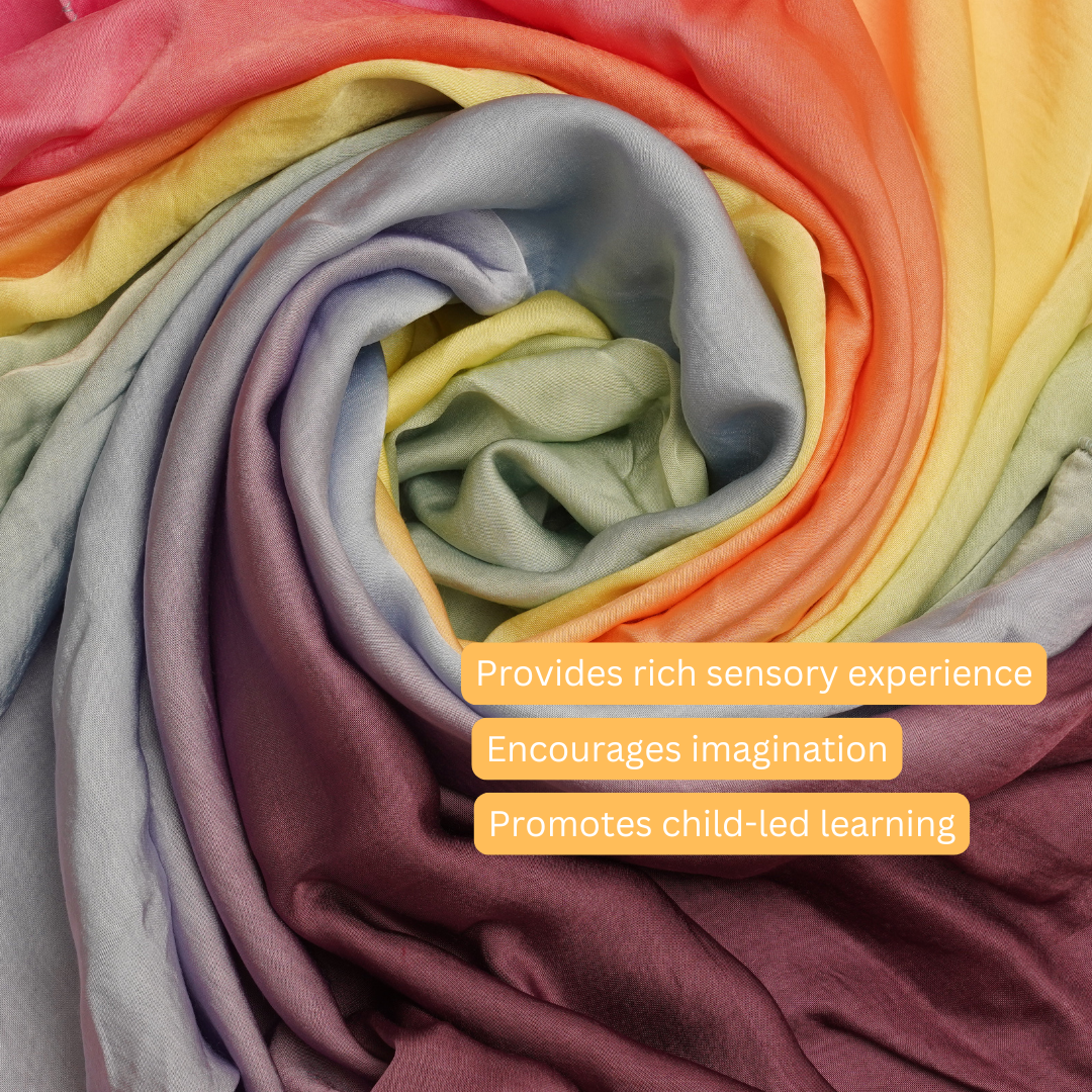 Semi-Giant and Giant Rainbow Playsilk | Waldorf Playsilk