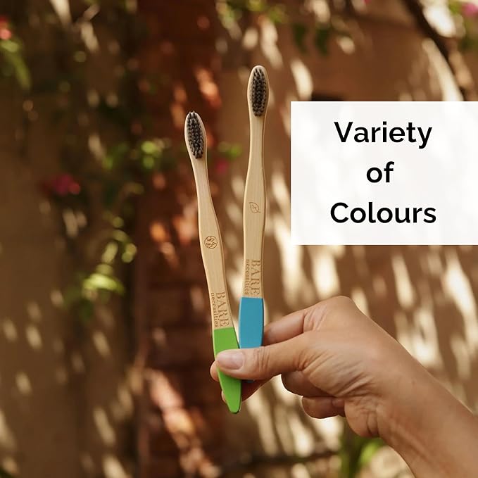 Bare Necessities Biodegradable Bamboo Toothbrush with Compostable Handle