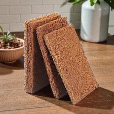 ONEarth Utensil Scrubbers - Coconut Coir Square (pack of 10)