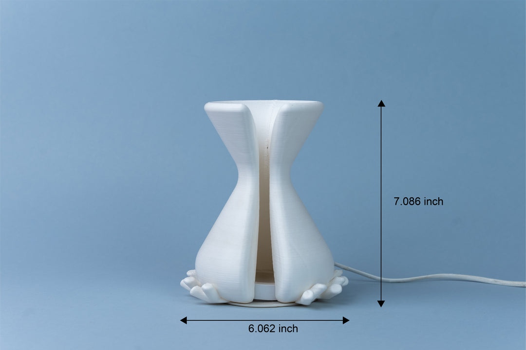 Biased Hourglass Table Lamp | Designer LED Table Light